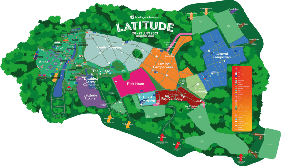 Latitude Festival Map
