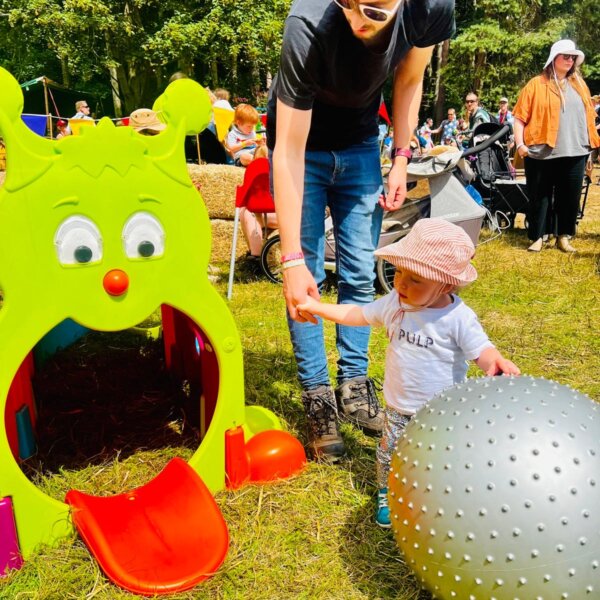 image of baby playing in the kids area