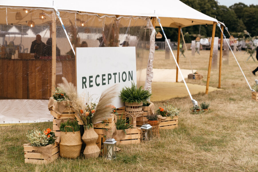 reception sign at latitude luxury check in