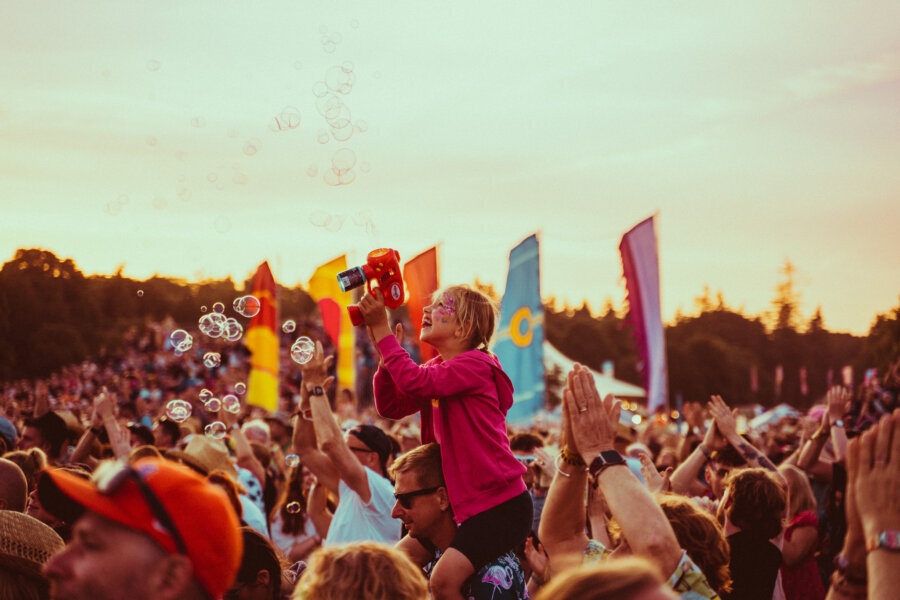 Festival crowd