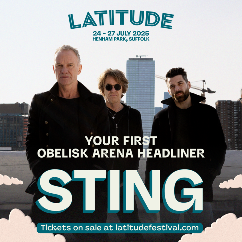 Sting to headline Latitude 2025