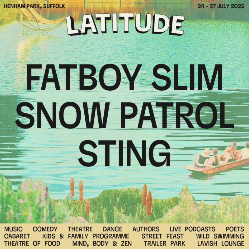 Fatboy Slim and Snow Patrol join our line up