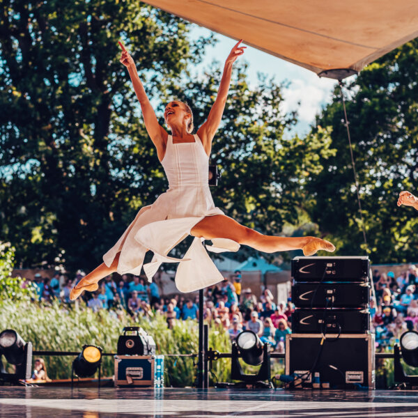 ballerina jumping in the air